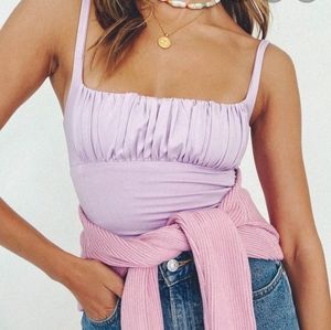 Verge Girl Rough Rider Top in Lilac